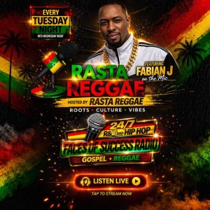 FABIAN J on the mic  Bringing you that real reggae energy — Roots. Culture. Vibes.